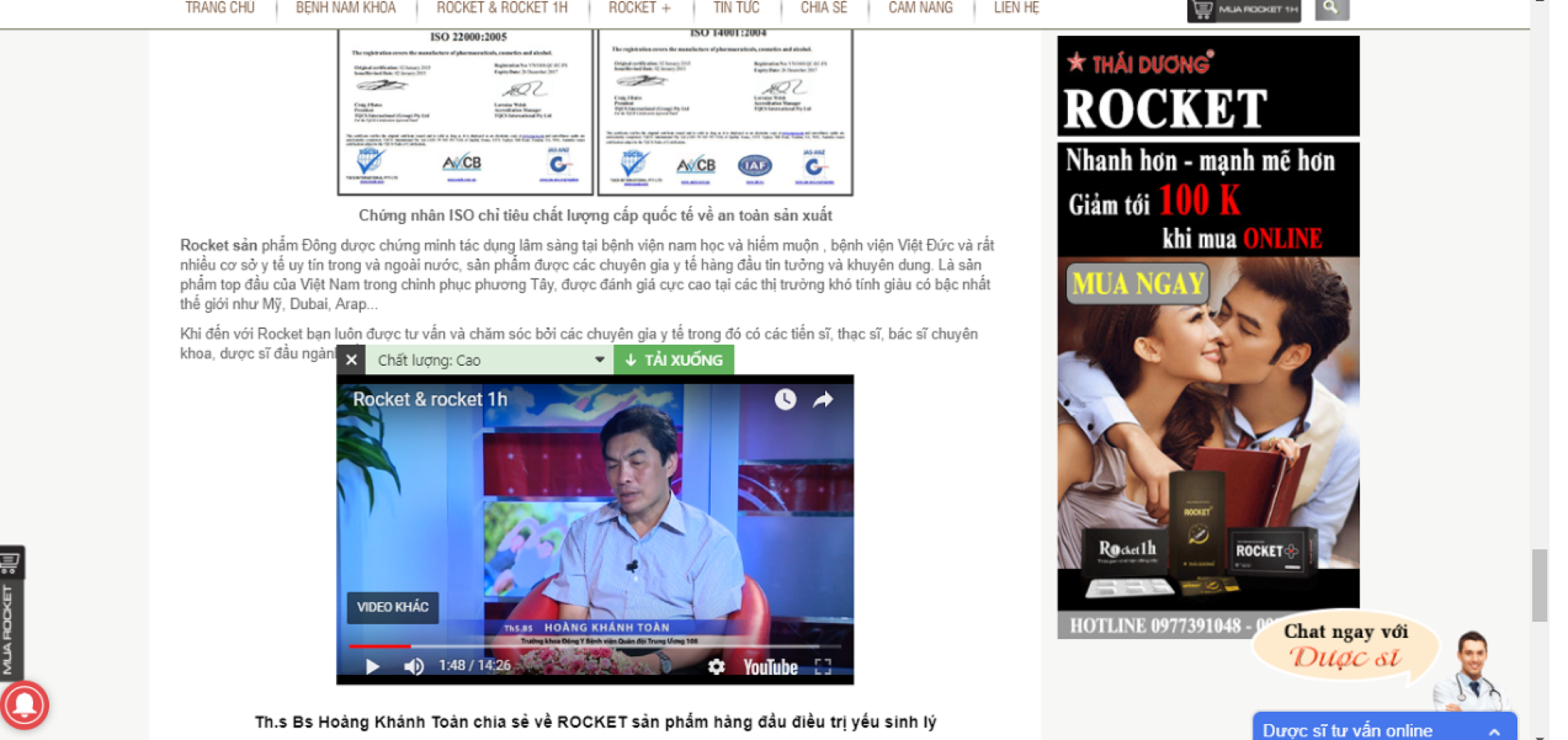 Bài 3 Công ty Cổ phần Sao Thái Dương sử dụng hình ảnh bác sĩ để quảng cáo TPCN Chồng chất vi phạm 