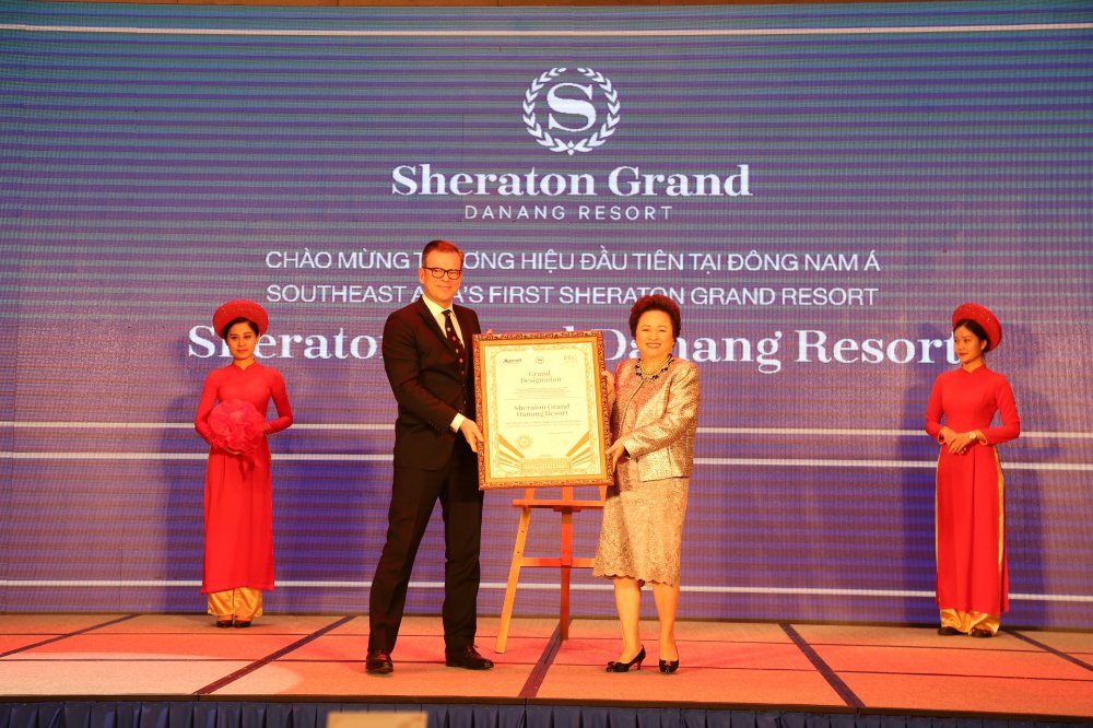 Tập đoàn Marriott International ra mắt khu nghỉ dưỡng thương hiệu Sheraton Grand đầu tiên ở Đông Nam Á
