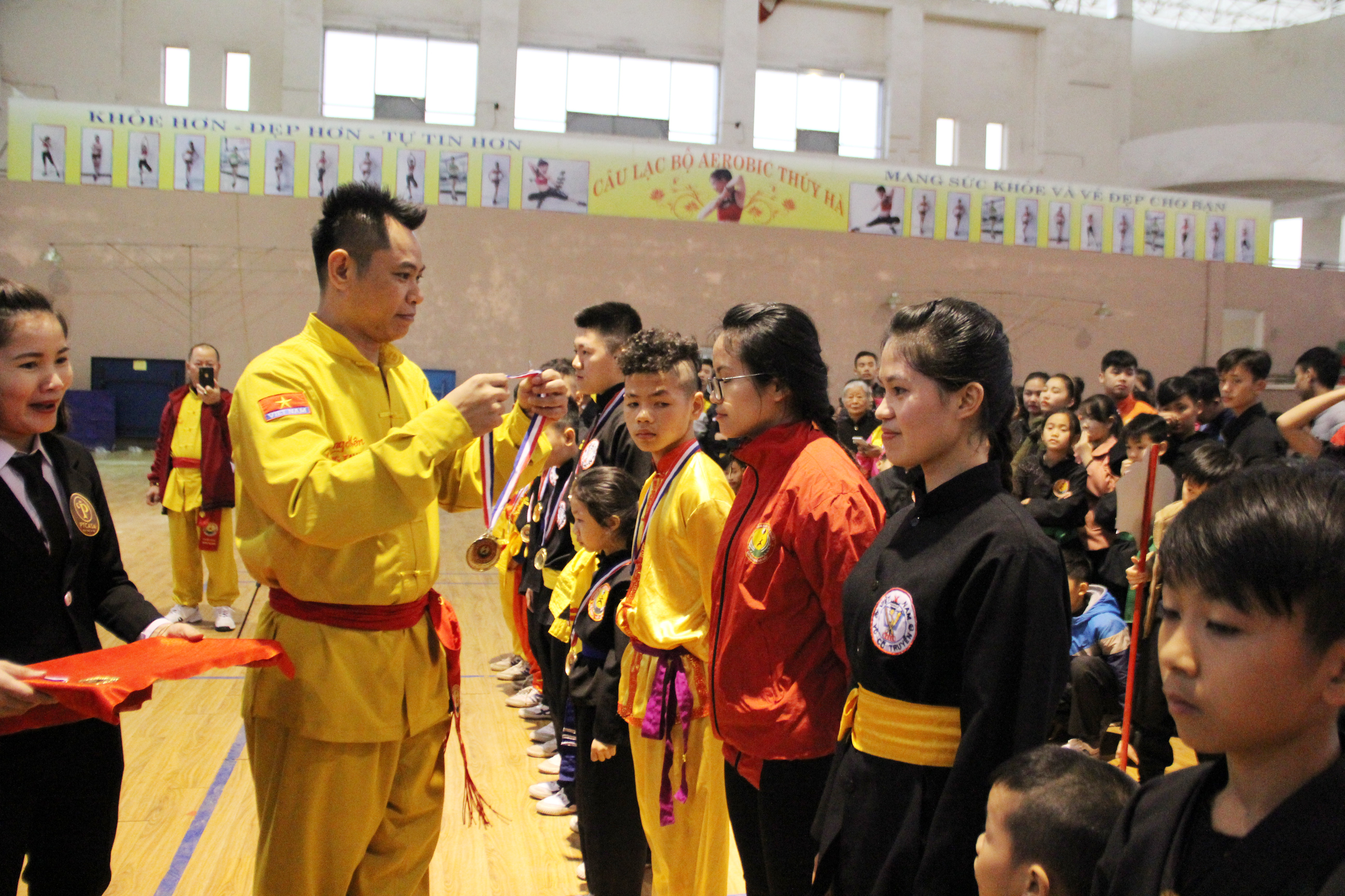 Tưng bừng hội diễn võ thuật cổ truyền thị xã Phú Thọ lần thứ II