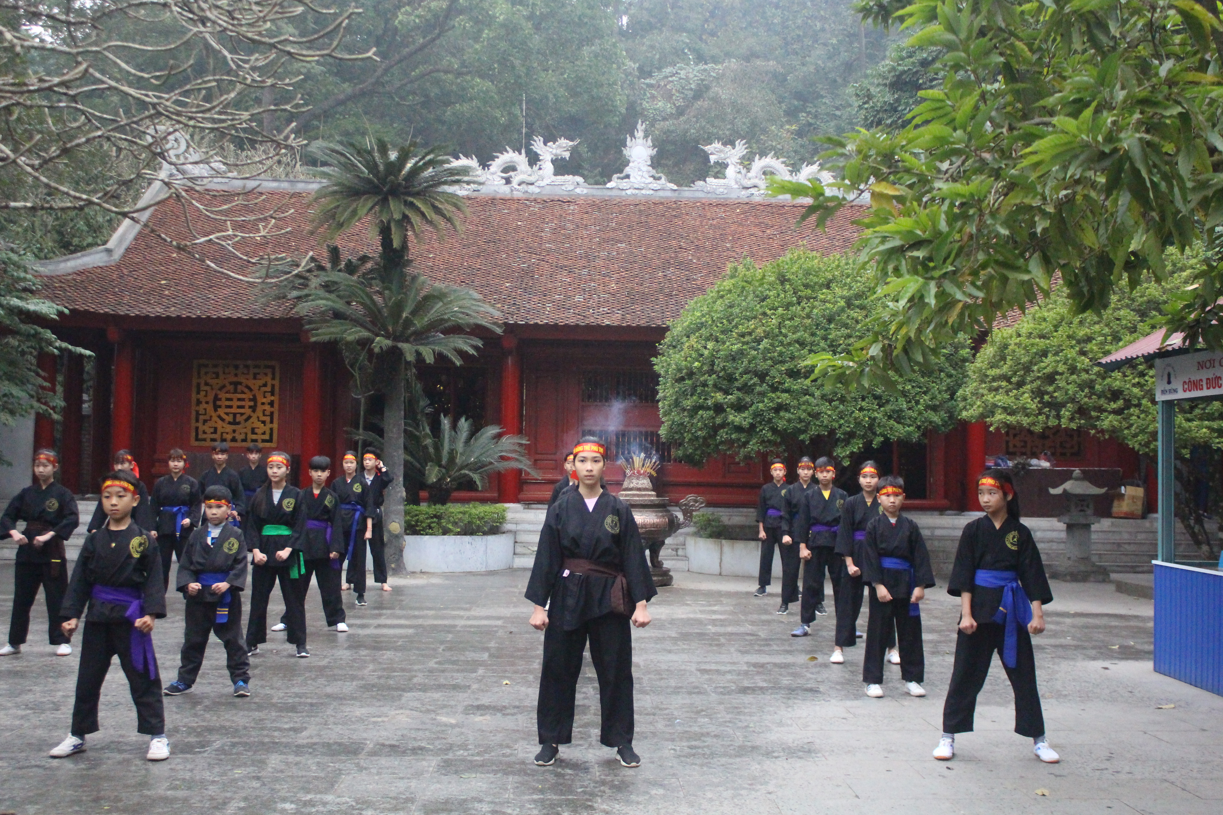 Tưng bừng hội diễn võ thuật cổ truyền thị xã Phú Thọ lần thứ II