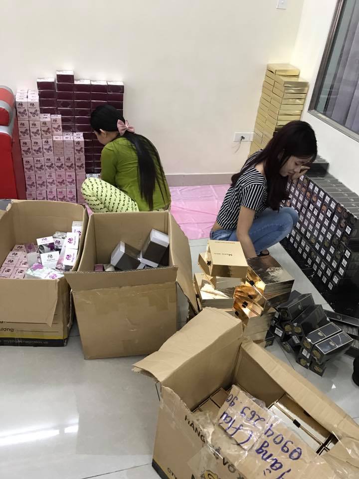 Thu giữ hơn một tấn sản phẩm mỹ phẩm nghi giả xuất xứ tại Hải Phòng