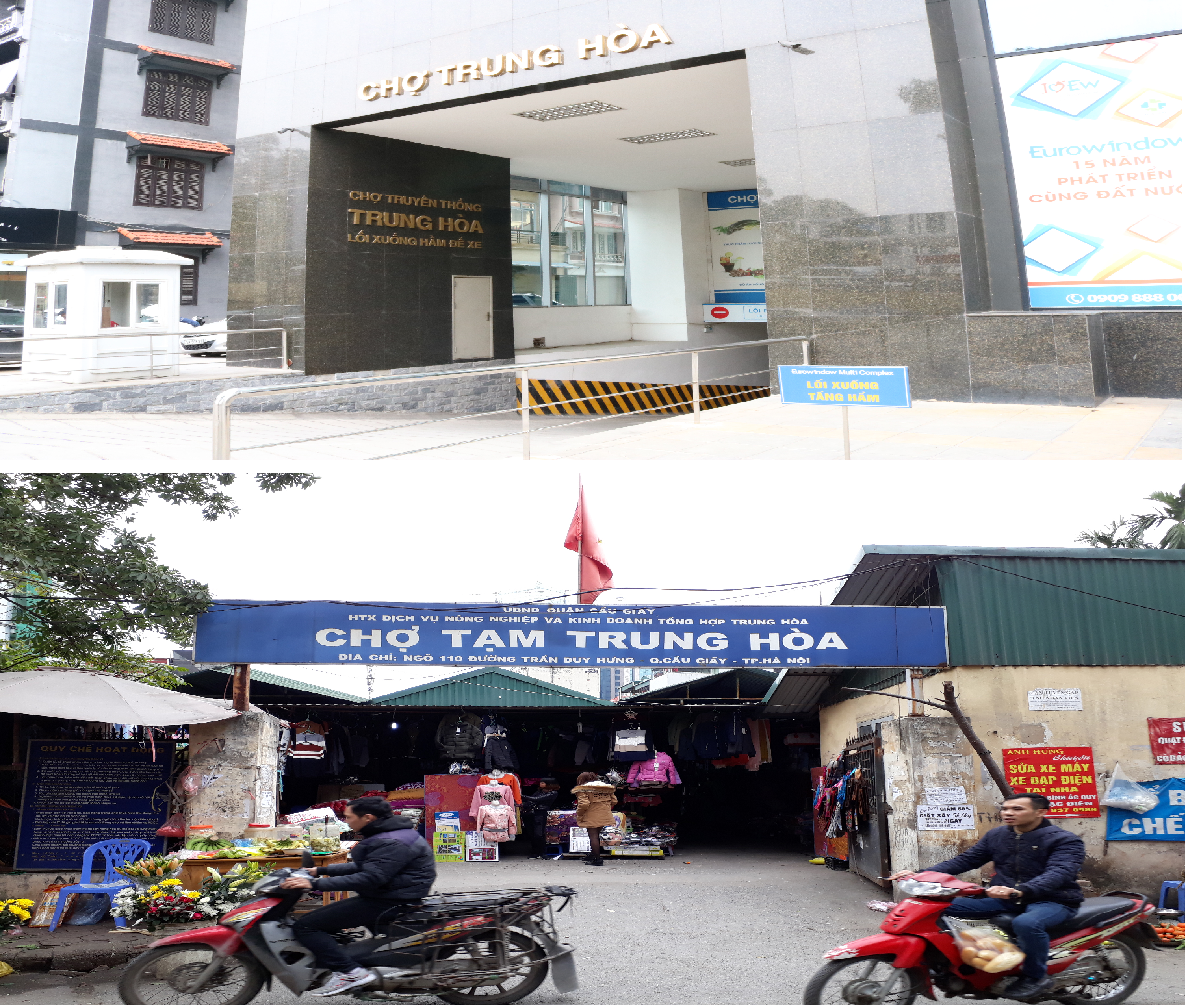 Chợ kiểu bếp Hoàng Cầm ở tòa nhà  Eurowindow Multi Complex nỗi sợ hãi tiểu thương 