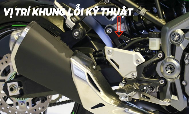 Kawasaki Z900 tại Việt Nam triêu hồi vì lỗi liên quan đến khung phụ