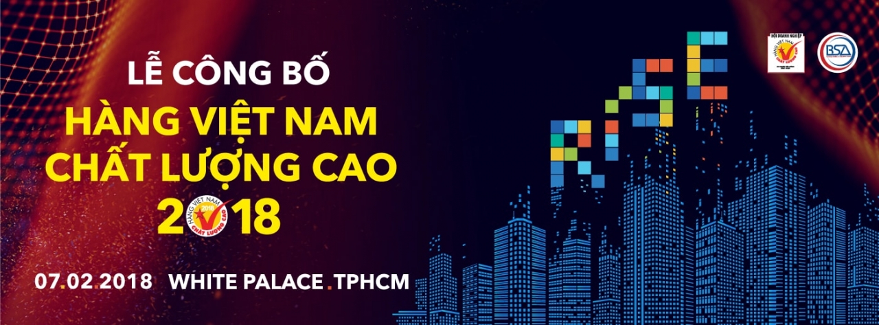 Danh sách chính thức 640 doanh nghiệp đạt danh hiệu Hàng Việt Nam Chất Lượng Cao