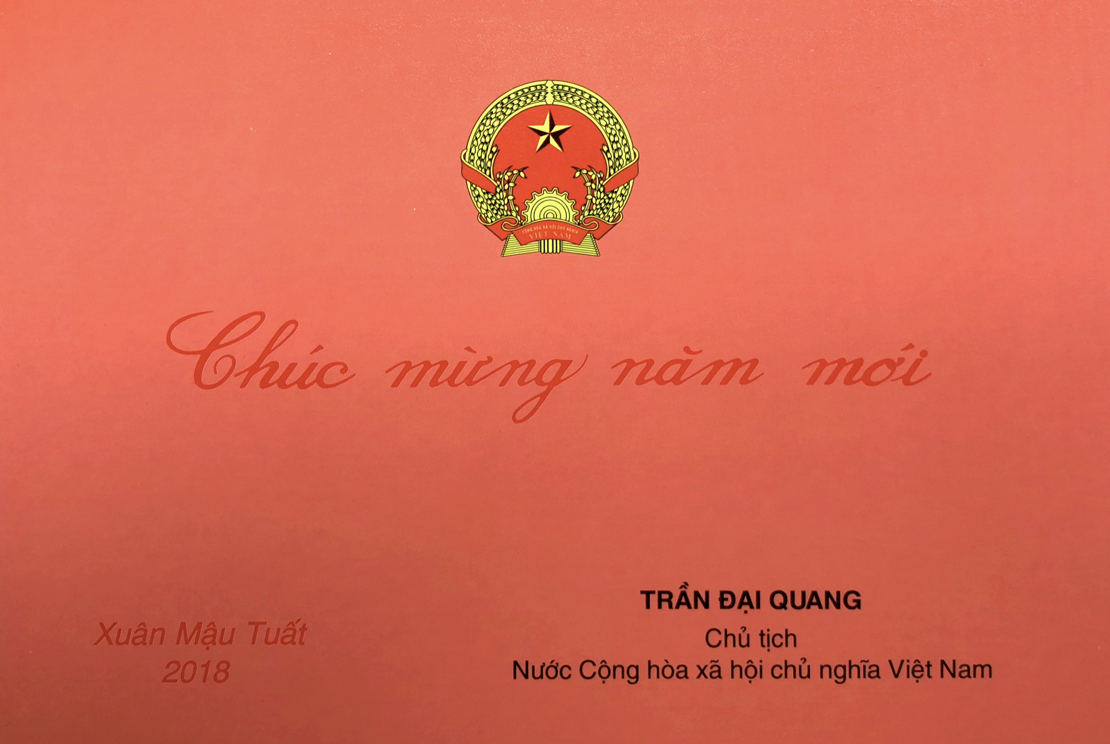 Thư chúc Tết Xuân Mậu Tuất của Chủ tịch nước