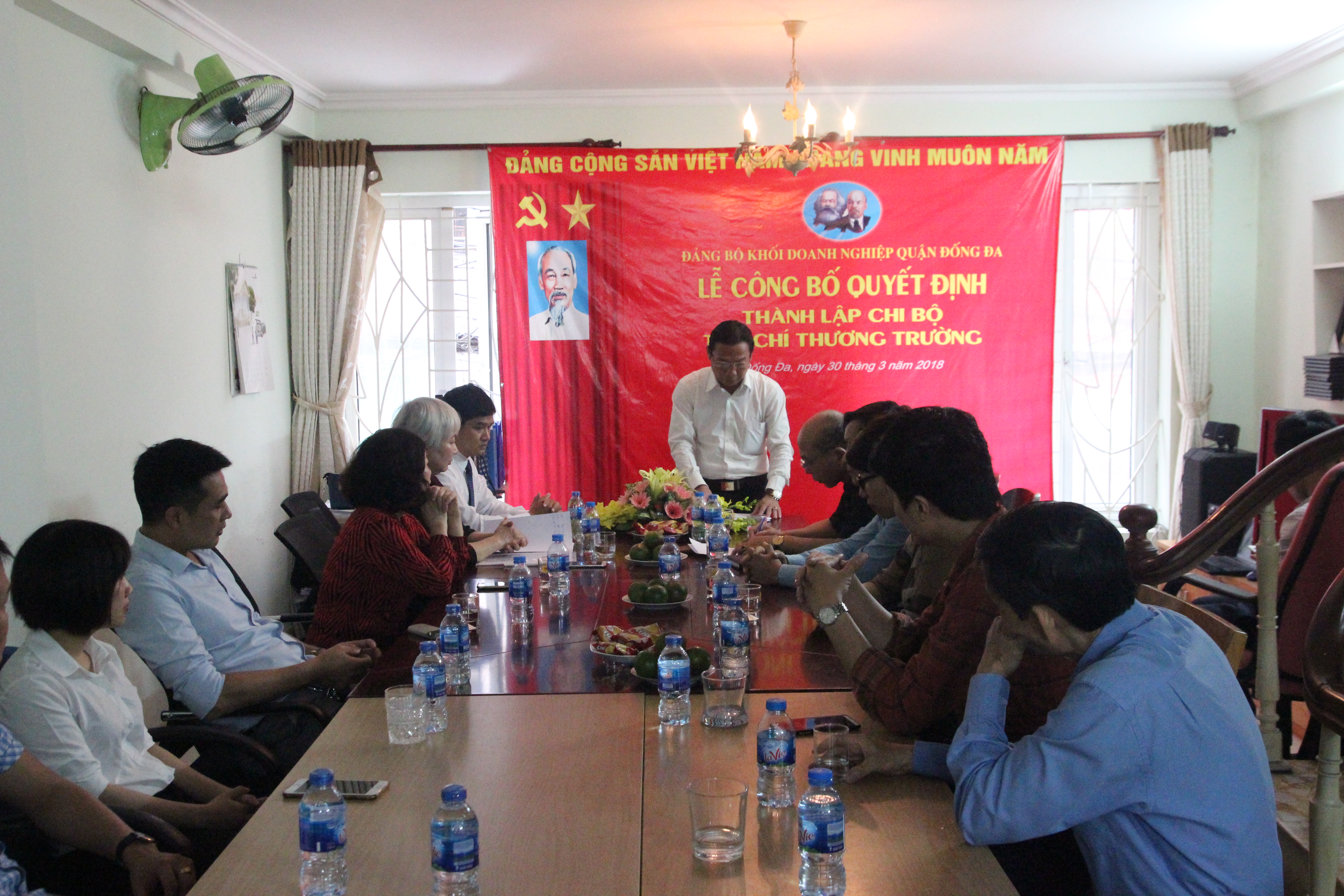 Lễ công bố Quyết định thành lập Chi bộ Tạp chí Thương Trường