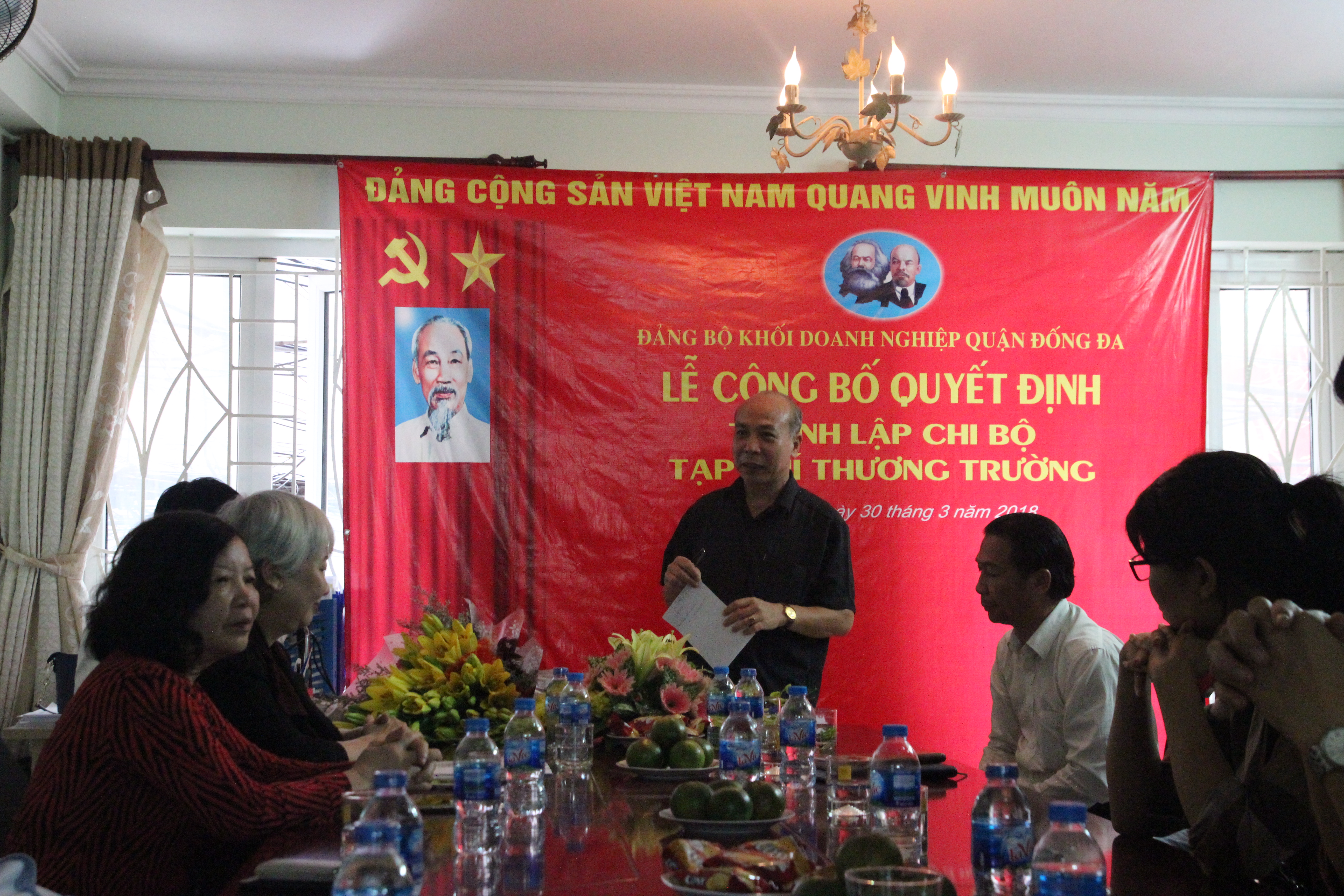 Lễ công bố Quyết định thành lập Chi bộ Tạp chí Thương Trường