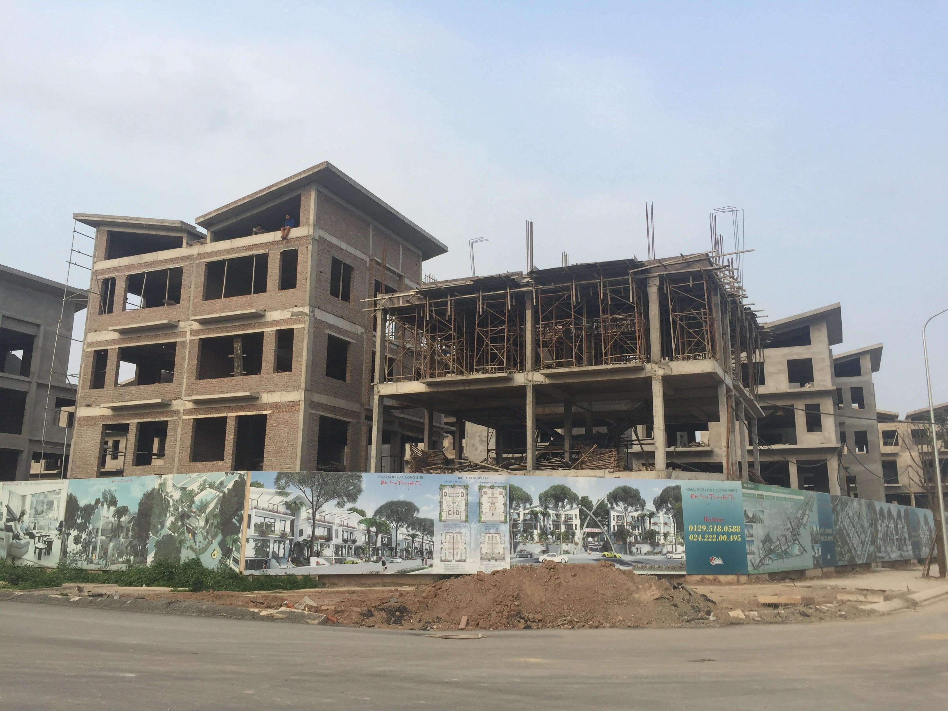Hàng chục biệt thự dự án Khai Sơn Hill ngang nhiên “mọc” lên không phép
