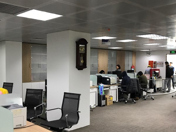 Tòa nhà văn phòng làm việc của Hòa Phát không đảm bảo an toàn