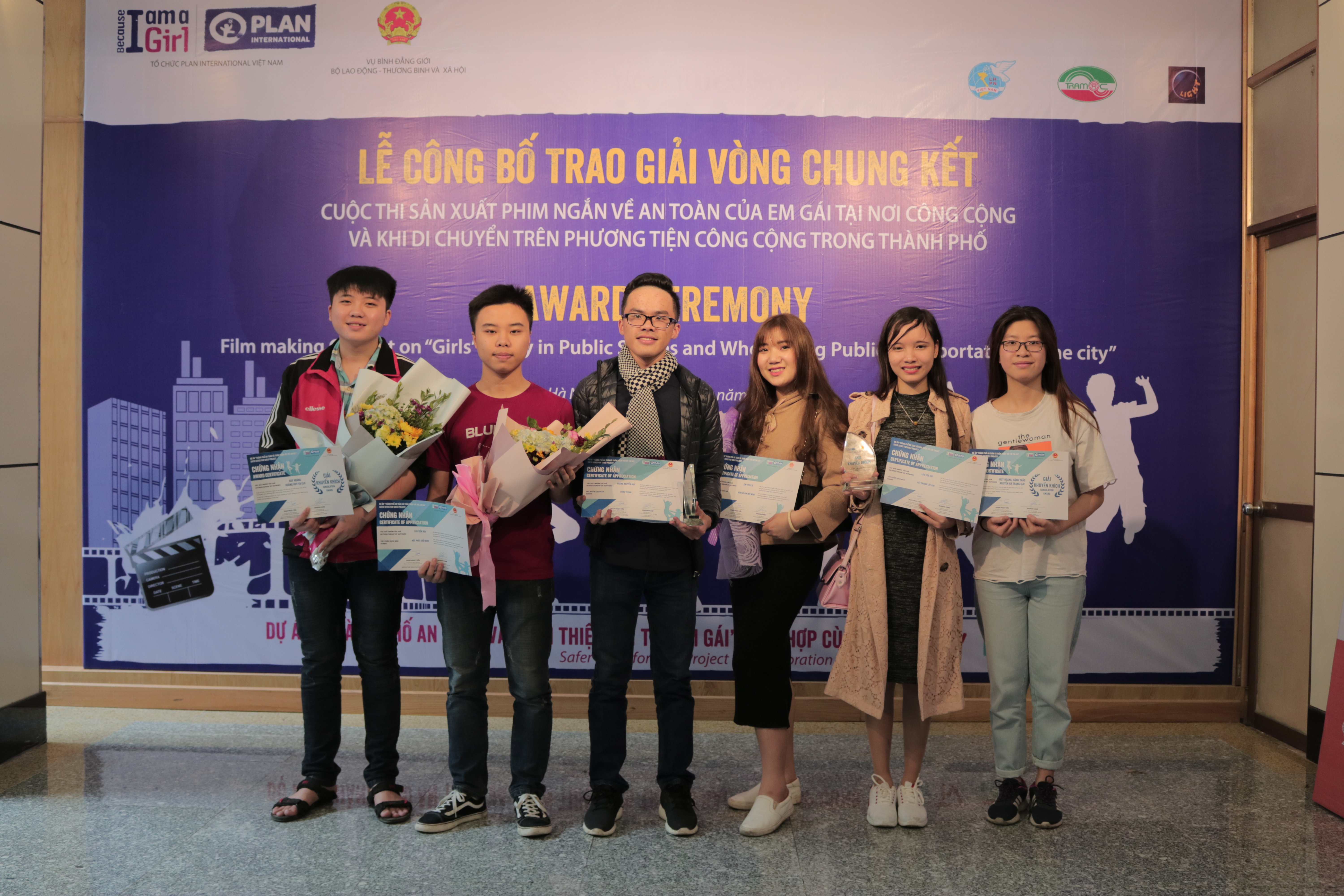 Lễ trao giải Chung kết Cuộc thi sản xuất phim ngắn về an toàn của em gái tại nơi công cộng