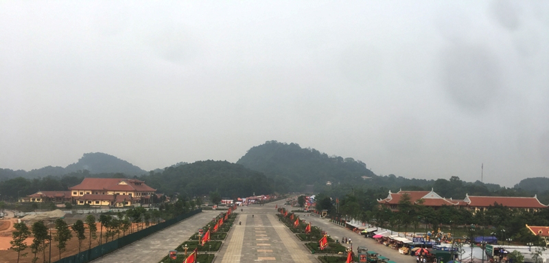 Sẵn sàng đón khách về dâng hương tại Đền Hùng