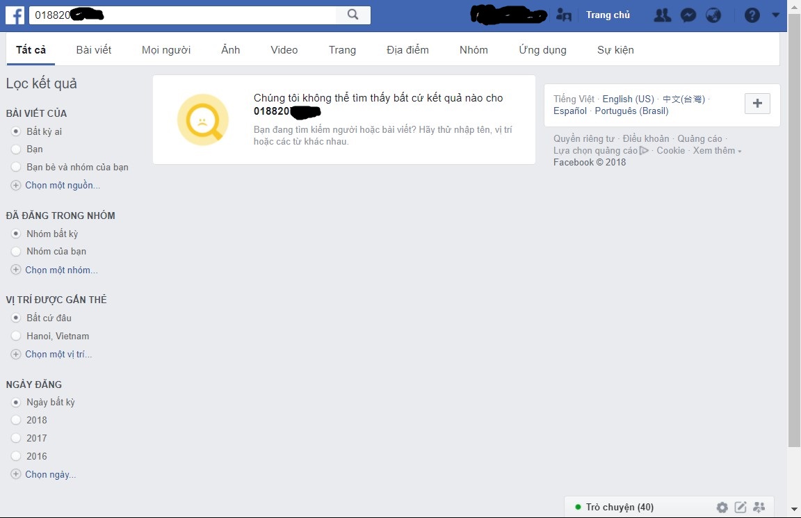 Facebook loại bỏ tính năng tìm kiếm người dùng bằng email và số điện thoại