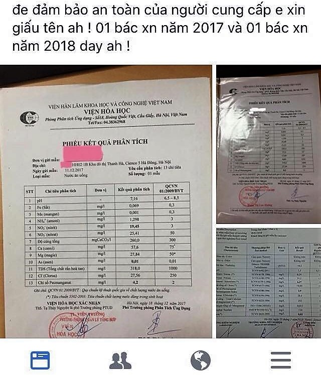 Chung cư Thanh Hà – Cienco 5: Cư dân sợ bị ung thư vì nước bẩn