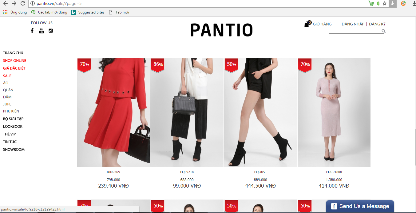 Pantio “đánh liều” thực hiện khuyến mại vi phạm Luật Thương mại?