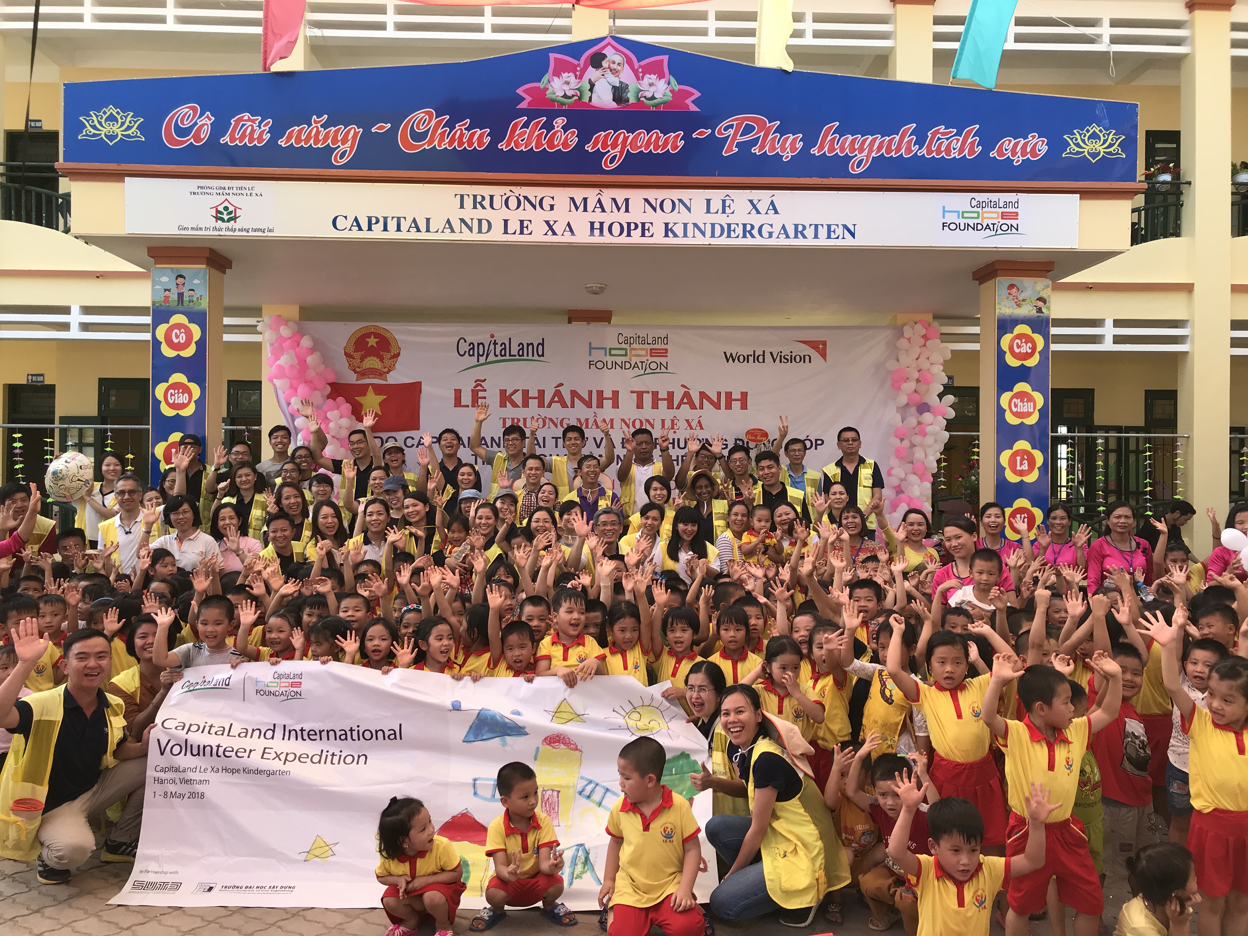 CapitaLand khánh thành ngôi trường nhân ái thứ 3 tại Việt Nam