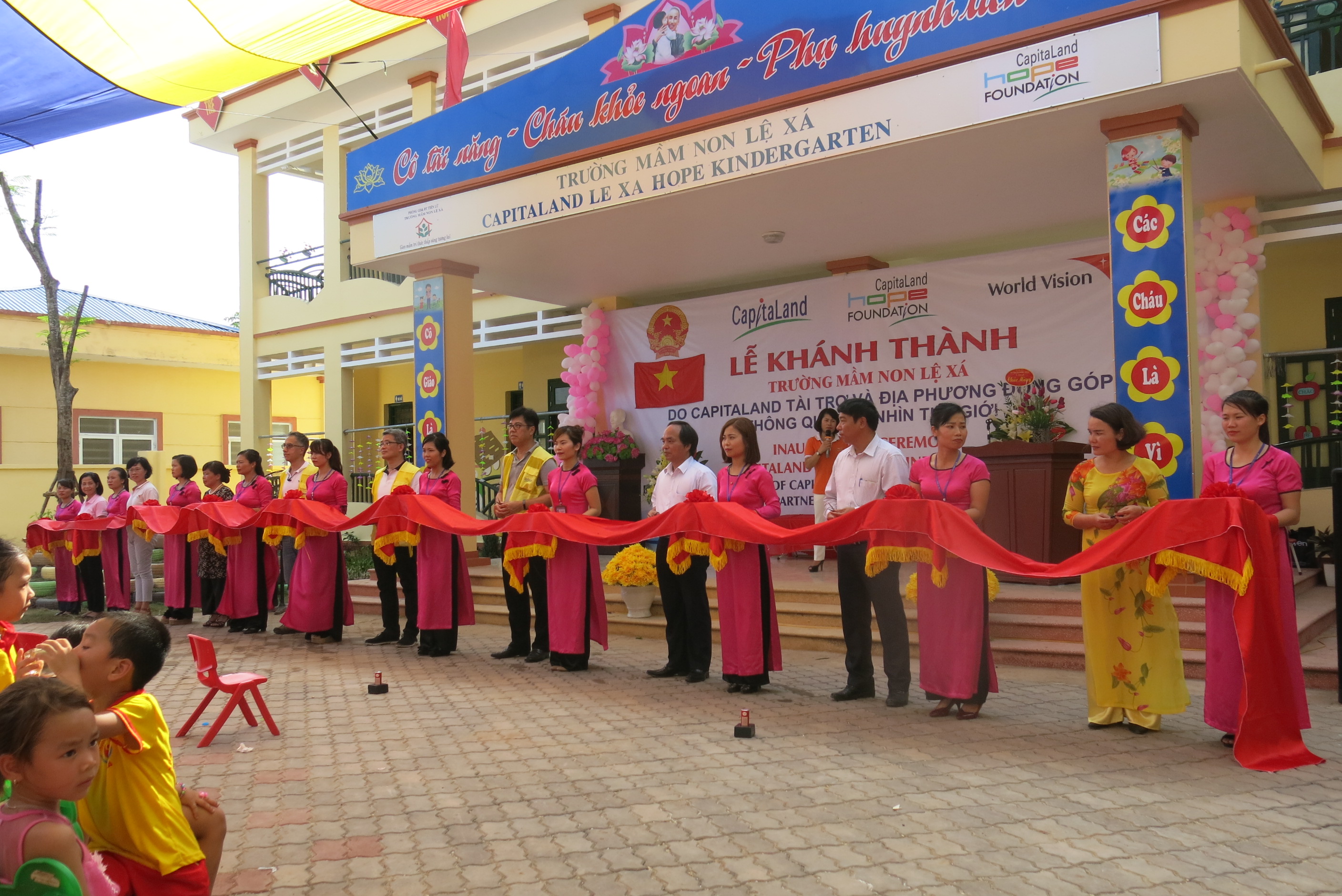 CapitaLand khánh thành ngôi trường nhân ái thứ 3 tại Việt Nam