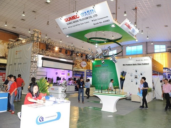 Triển lãm Vietnam ICT COMM 2018 diễn ra từ ngày 7 đến 9-6