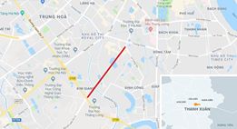 Hà Nội đổi gần 40ha đất để làm 2,85km đường