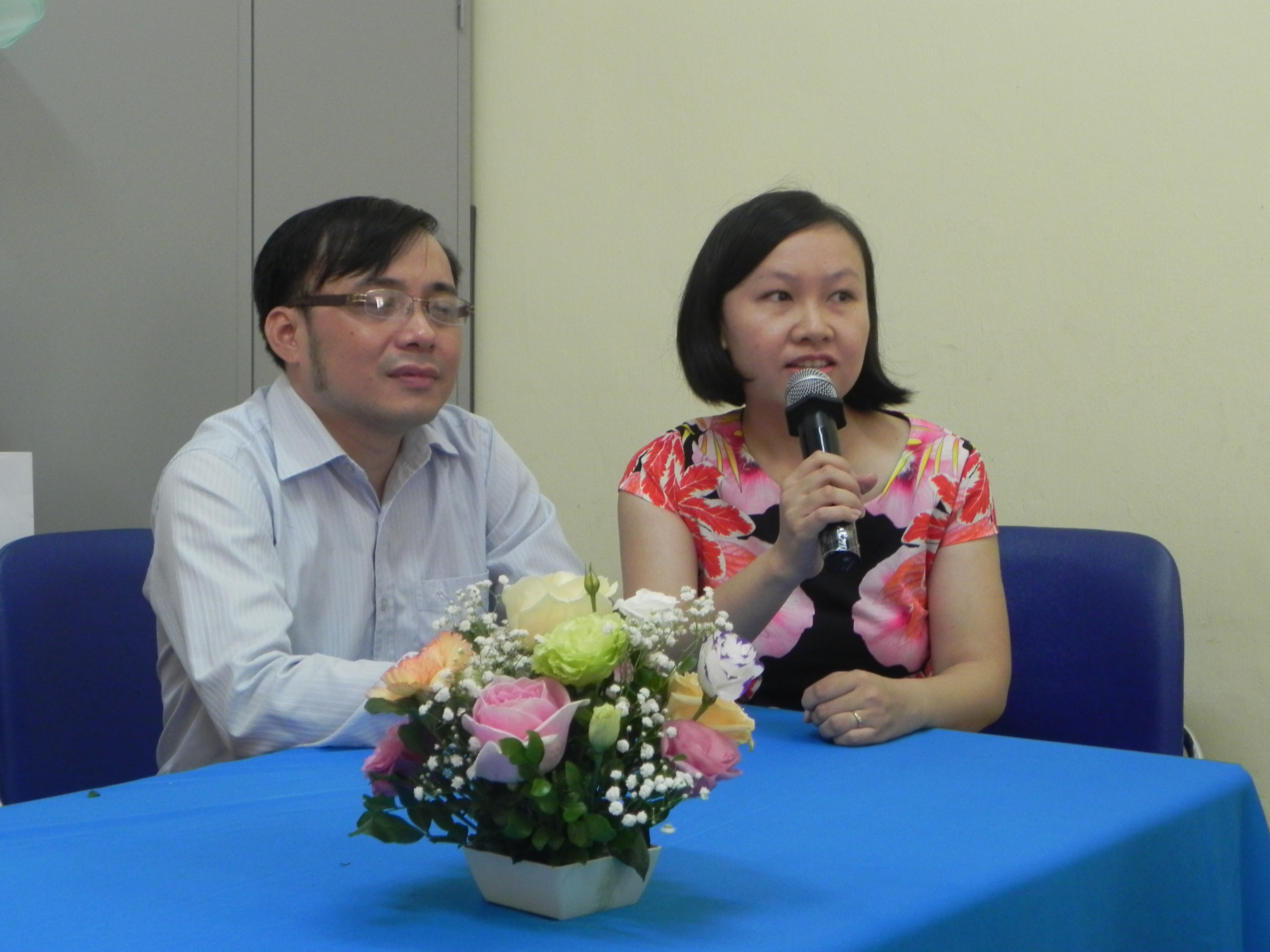 Vợ chồng anh Nguyễn Tiến Thành chia sẻ về bí quyết giữ lửa trong gia đình