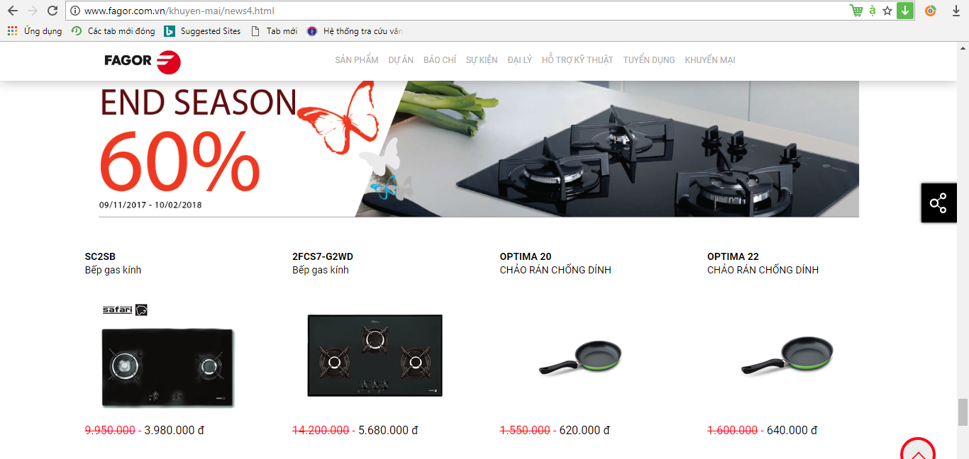 Fagor ngang nhiên khuyến mại vượt khung, cơ quan chức năng ở đâu?