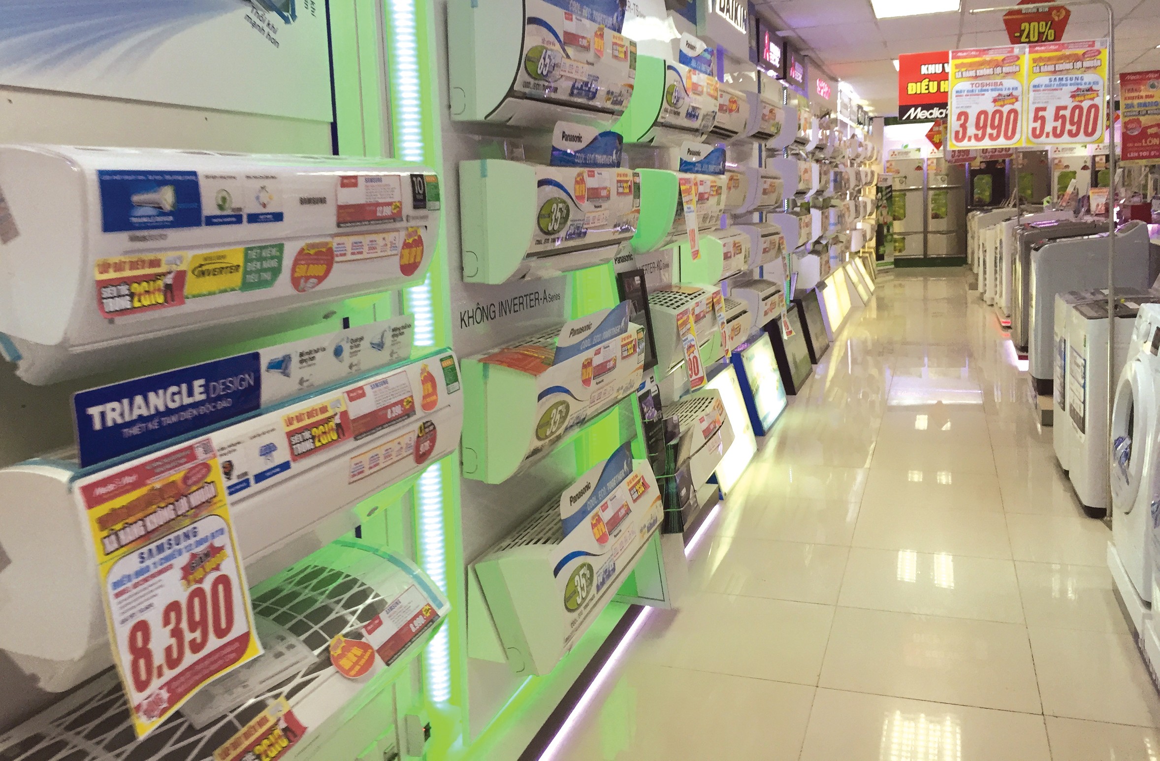 Thị trường máy điều hòa “Sức nóng” ngày càng tăng?