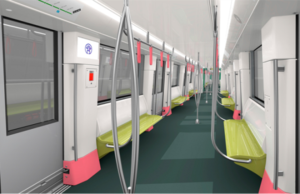 Hé lộ những hình ảnh đầu tiên về đoàn tàu tuyến đường sắt Nhổn - ga Hà Nội