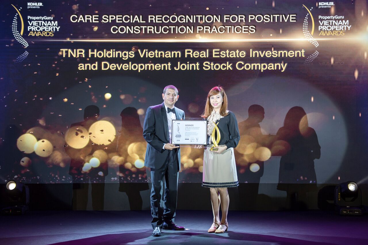 TNR Holdings Việt Nam liên tiếp được vinh danh tại các giải thưởng bất động sản uy tín