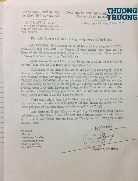 Phường Trung Hòa: Hàng nghìn m2 đất công bị “hô biến” thành bãi đỗ xe?