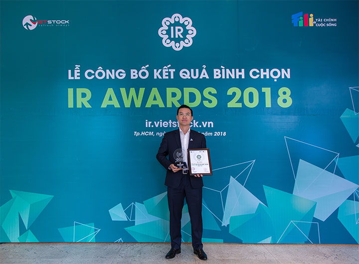 Đất Xanh xuất sắc nhận giải thưởng doanh nghiệp có quan hệ nhà đầu tư (IR) tốt nhất năm 2018