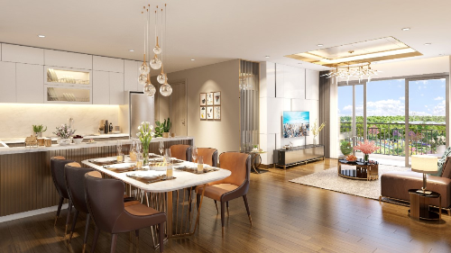 “Bóc” thiết kế căn hộ 3 phòng ngủ tại dự án Eco-Green Saigon