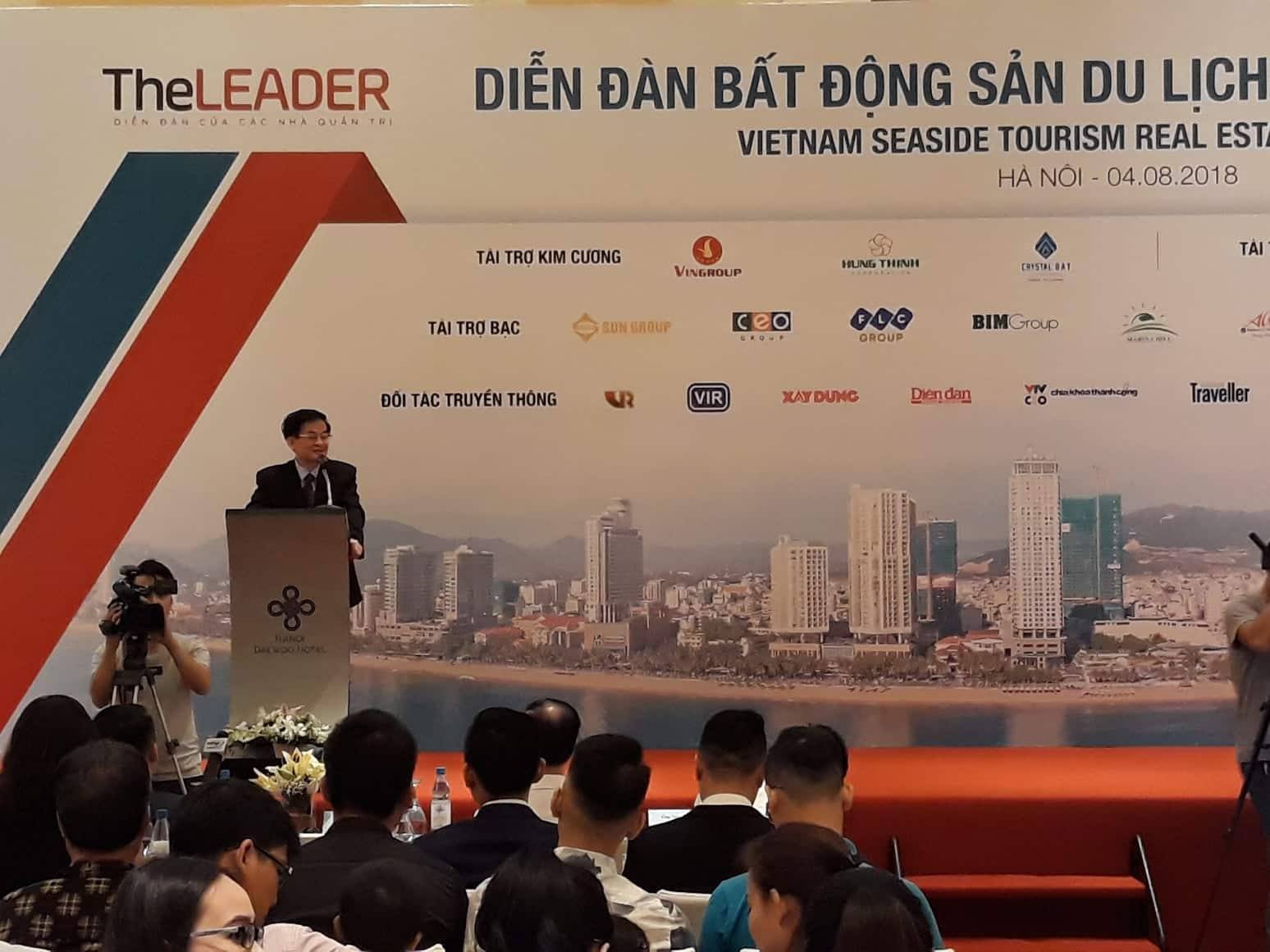Diễn đàn BĐS du lịch biển 2018: Quản trị đầu tư và kinh doanh phát triển 