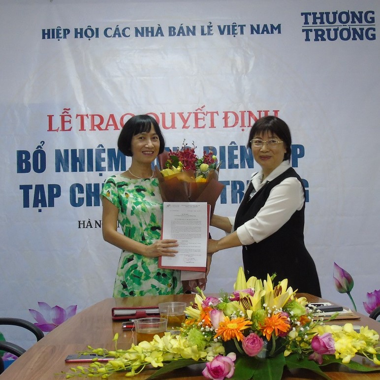 Trao quyết định bổ nhiệm Tổng biên tập Tạp chí Thương trường