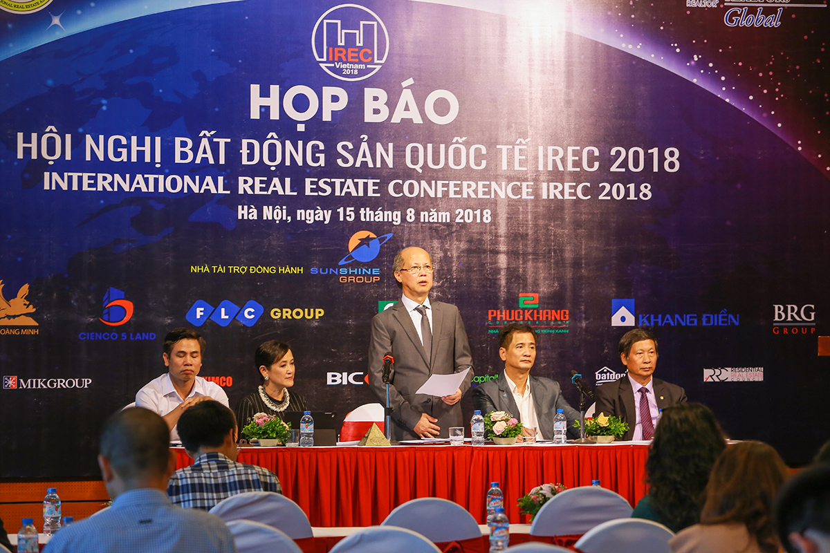 Lần đầu tiên Việt Nam đăng cai hội nghị BĐS quốc tế IREC 2018