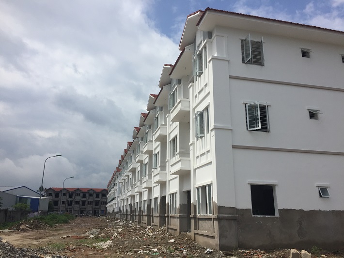 Dự án nhà ở thu nhập thấp Pruska xả thải gây ô nhiễm