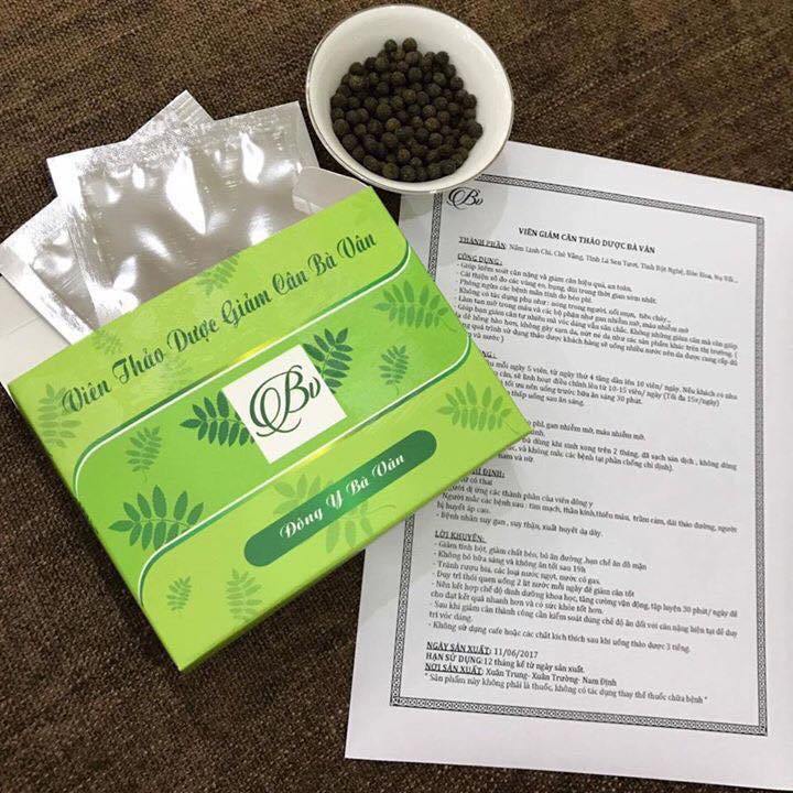  Thực phẩm bảo vệ sức khỏe Giảm cân Bà Vần chưa được Cục ATTP cấp phép lưu hành