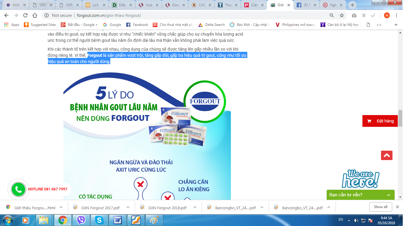 Thực phẩm BVSK FORGOUT quảng cáo “nổ” coi thường sức khỏe kinh tế Người tiêu dùng 