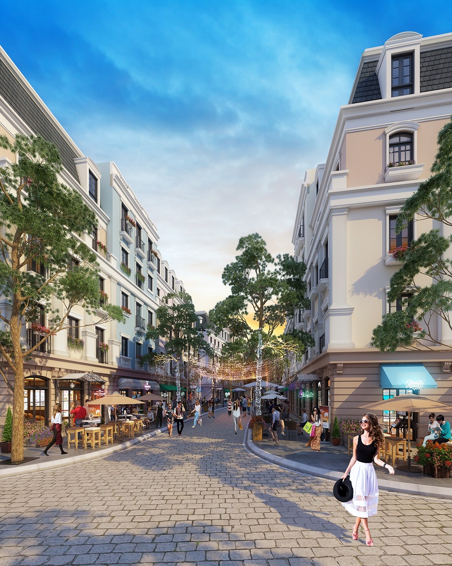 Shophouse Melodia được thiết kế 5 tầng với ít nhất 2 mặt thoáng