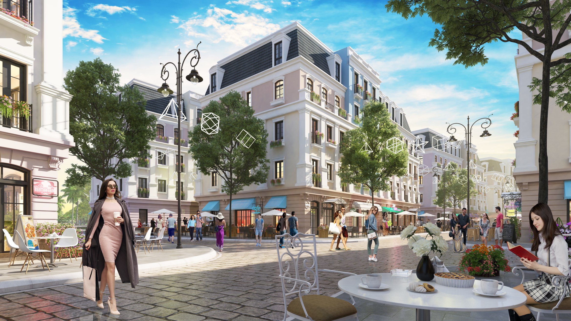 168 căn shophouse đã nhanh chóng thu hút sự quan tâm của giới đầu tư cả 2 miền Nam - Bắc