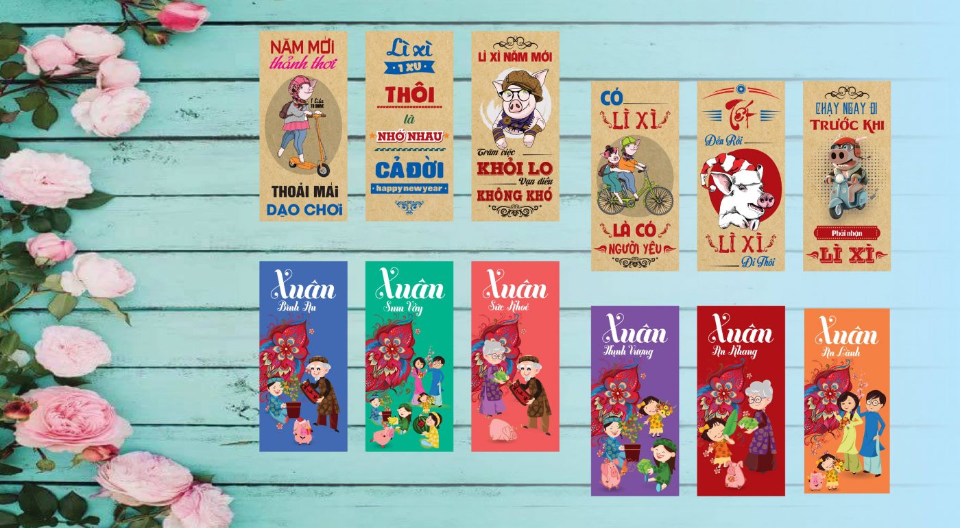 Xu hướng bao lì xì trong dịp Tết 2019 