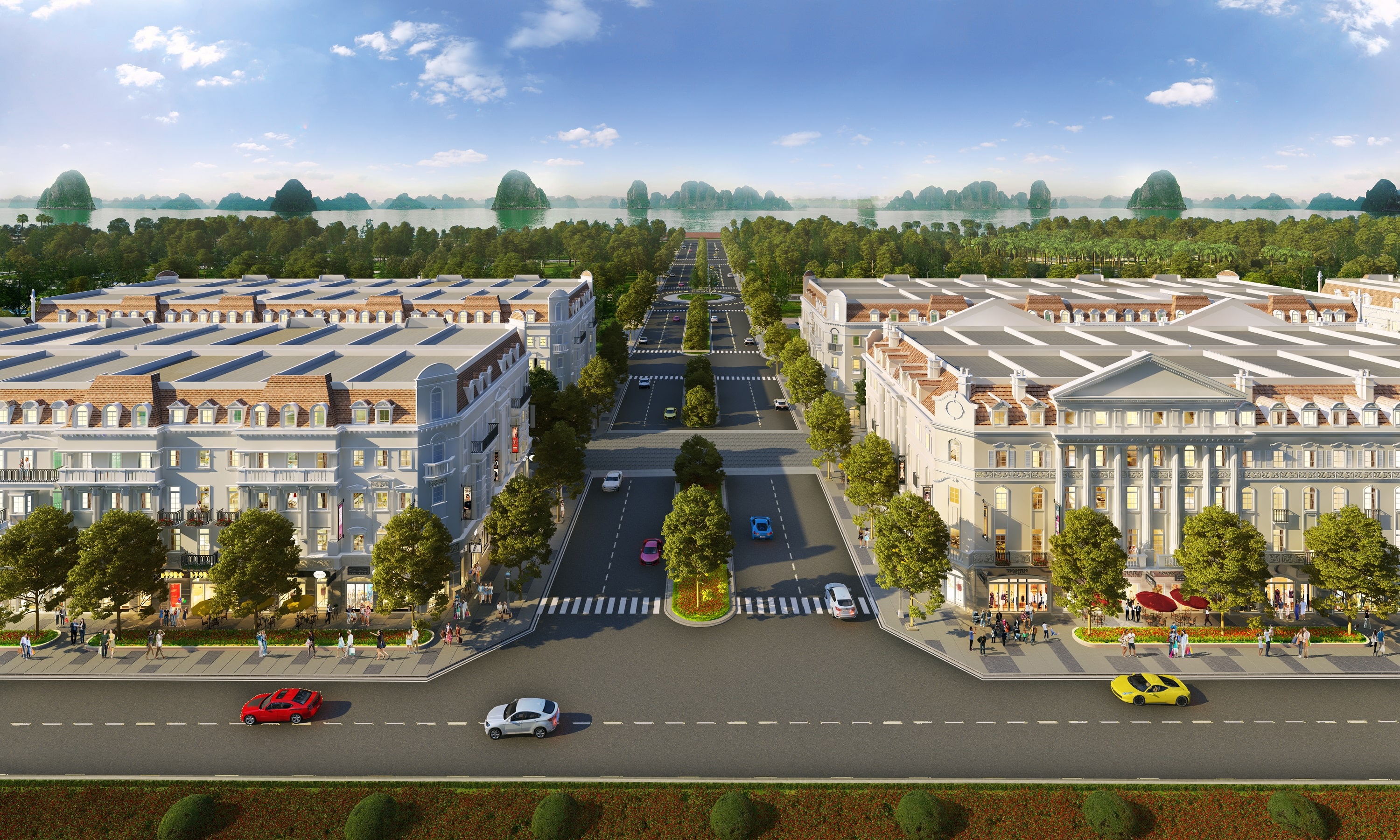 Giới đầu tư săn tìm shophouse châu Âu bên đường lớn Hạ Long