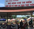 Tiếp tục triển khai mô hình chợ truyền thống bảo đảm an toàn thực phẩm