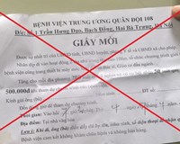 Cảnh báo hiện tượng mạo danh Bệnh viện Trung ương Quân đội 108 tổ chức du lịch khám chữa bệnh bán thực phẩm chức năng dược phẩm