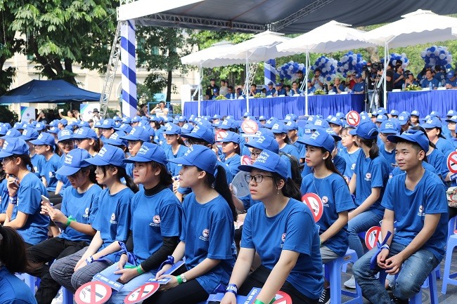 Lễ mít tinh hưởng ứng Ngày Thế giới không thuốc lá 31/5 Cùng xây dựng cuộc sống không khói thuốc lá  