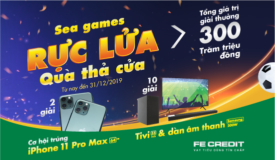 Sea Game rực lửa, quà thả cửa
