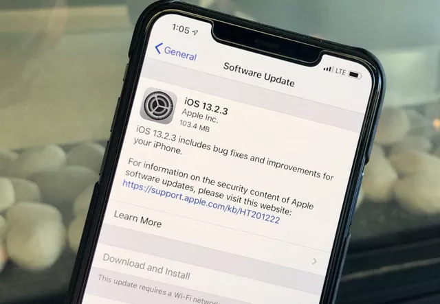 Apple tiếp tục tung bản vá lỗi iOS 13.2.3