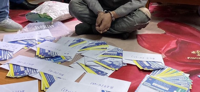 Hà Nội Bắt quả tang 05 đối tượng làm giả vé xem bóng đá