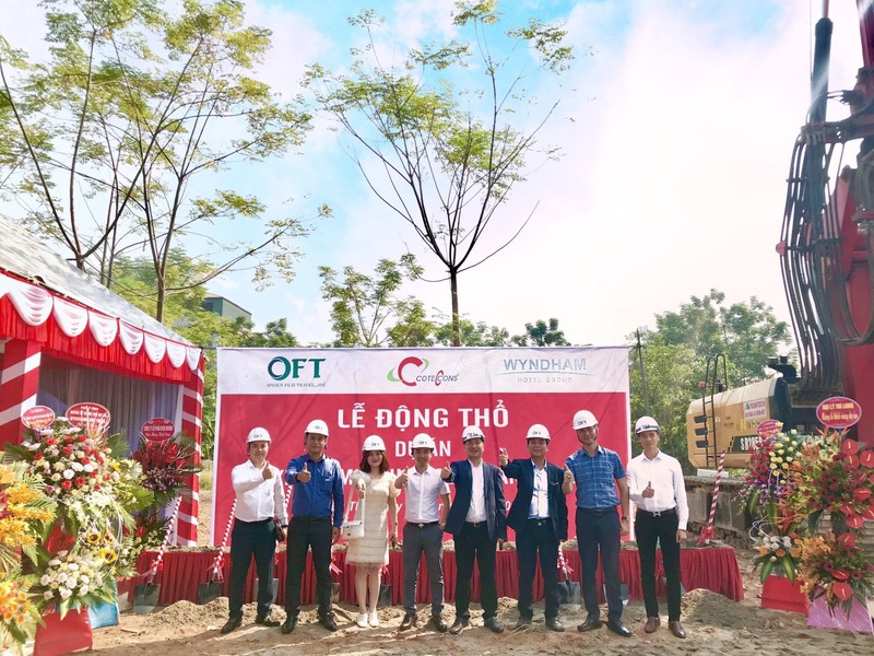 Phú Thọ Dự án Wyndham Lynn Times Thanh Thủy rao bán condotel khi còn là bãi đất trống