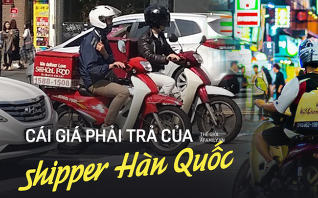 Mặt trái của dịch vụ giao đồ ăn nhanh ở Hàn Quốc Văn hóa sống vội, thực khách kén ăn khiến nhiều shipper trả giá bằng cả mạng sống nhằm mang lại trải nghiệm ẩm thực tốt nhất!
