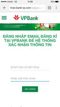 Từ vụ khách hàng bị kẻ giả mạo VPBank lừa tiền, Ngân hàng gửi thông tin khuyến cáo đến người dùng 