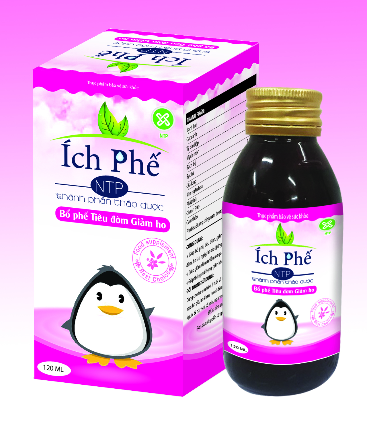 Thu hồi sản phẩm Ích phế NTP của Công ty TNHH ĐTTM Nam Thành Phát